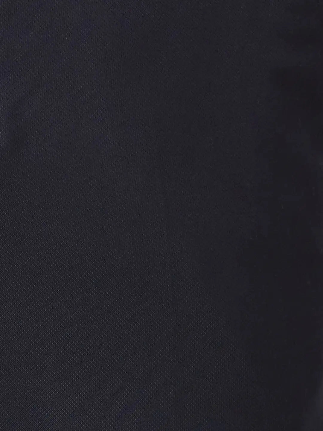 Park Avenue Men Black Smart Fit Solid Cotton Trousers