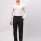 Park Avenue Men Blue Smart Fit Solid Cotton Trousers