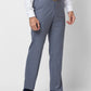 Park Avenue Men Violet Smart Fit Structure Cotton Trousers