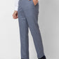 Park Avenue Men Violet Smart Fit Structure Cotton Trousers