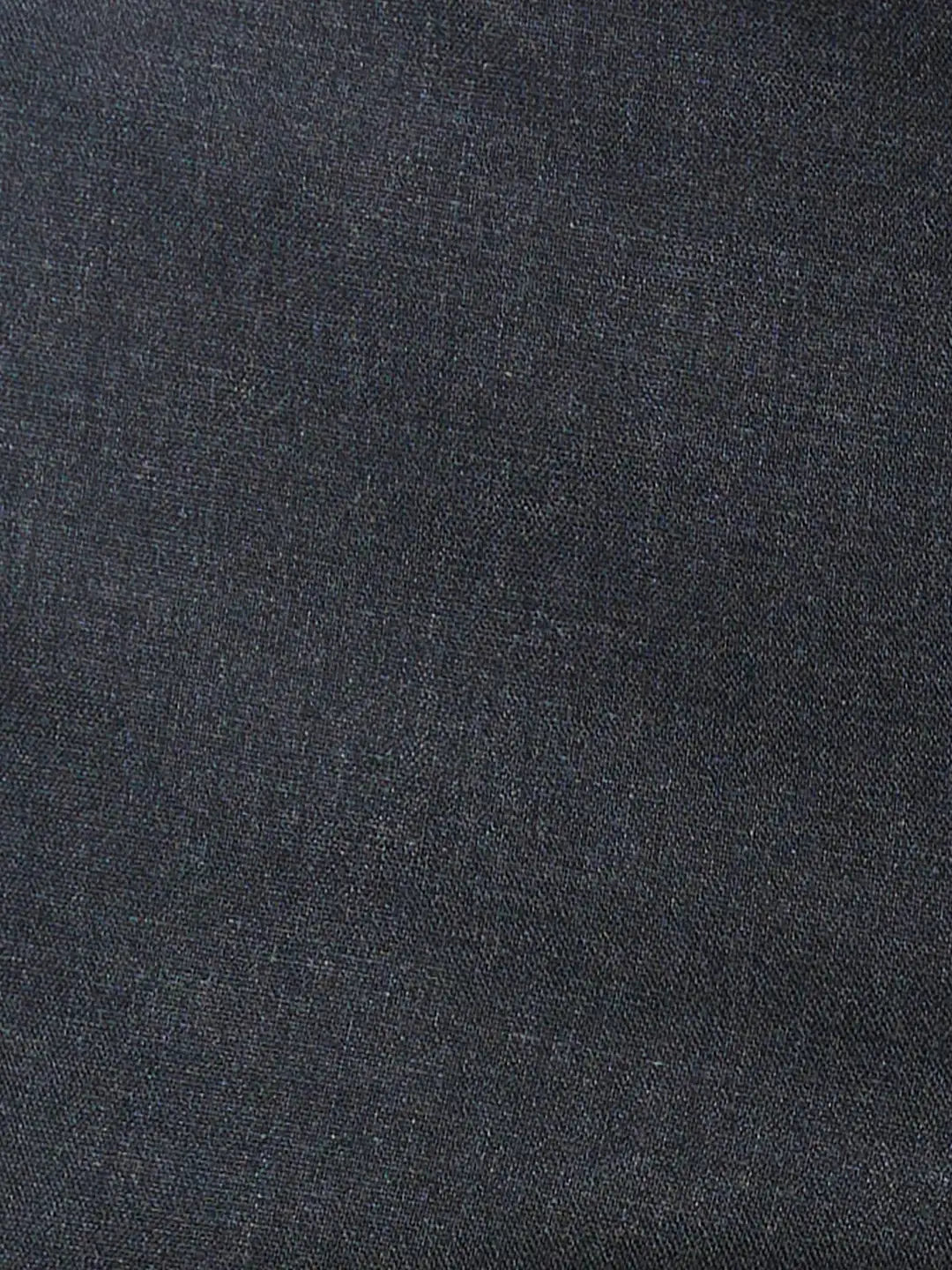 Park Avenue Men Grey Structure Smart Fit Polyester Blend Trouser