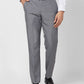 Park Avenue Men Blue Structure Smart Fit Polyester Blend Trouser
