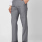 Park Avenue Men Blue Structure Smart Fit Polyester Blend Trouser