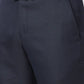 Park Avenue Men Grey Structure Smart Fit Polyester Blend Trouser