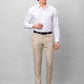 Park Avenue Men Blue Checks Smart Fit Polyester Blend Trousers