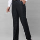 Park Avenue Men Blue Stripe Smart Fit Polyester Blend Trousers