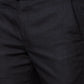 Park Avenue Men Brown Stripe Smart Fit Polyester Blend Trousers