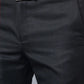 Park Avenue Men Black Structure Smart Fit Polyester Blend Trousers