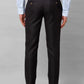 Park Avenue Men Blue Stripe Smart Fit Polyester Blend Trousers