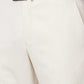 Park Avenue Men Grey Stripe Smart Fit Polyester Blend Trouser