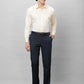 Park Avenue Men Blue Plain Smart Fit Polyester Blend Trousers