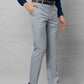 Park Avenue Men Black Plain Smart Fit Polyester Blend Trousers