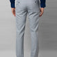 Park Avenue Men Black Plain Smart Fit Polyester Blend Trousers