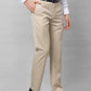 Park Avenue Men Grey Checks Smart Fit Polyester Blend Trousers