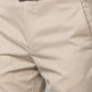 Park Avenue Men Grey Checks Smart Fit Polyester Blend Trousers
