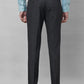 Park Avenue Men Black Checks Smart Fit Polyester Blend Trousers