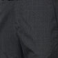 Park Avenue Men Black Checks Smart Fit Polyester Blend Trousers
