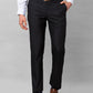 Park Avenue Men Blue Structure Smart Fit Polyester Blend Trousers