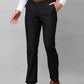 Park Avenue Men Blue Structure Smart Fit Polyester Blend Trousers
