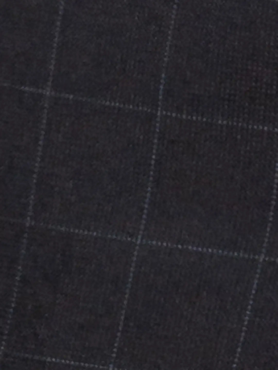 Park Avenue Men Blue Structure Smart Fit Polyester Blend Trousers