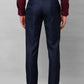 Park Avenue Men Black Structure Smart Fit Polyester Blend Trousers