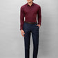 Park Avenue Men Black Structure Smart Fit Polyester Blend Trousers
