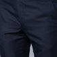 Park Avenue Men Black Structure Smart Fit Polyester Blend Trousers