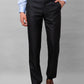 Park Avenue Men Grey Checks Smart Fit Polyester Blend Trousers