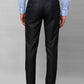 Park Avenue Men Grey Checks Smart Fit Polyester Blend Trousers
