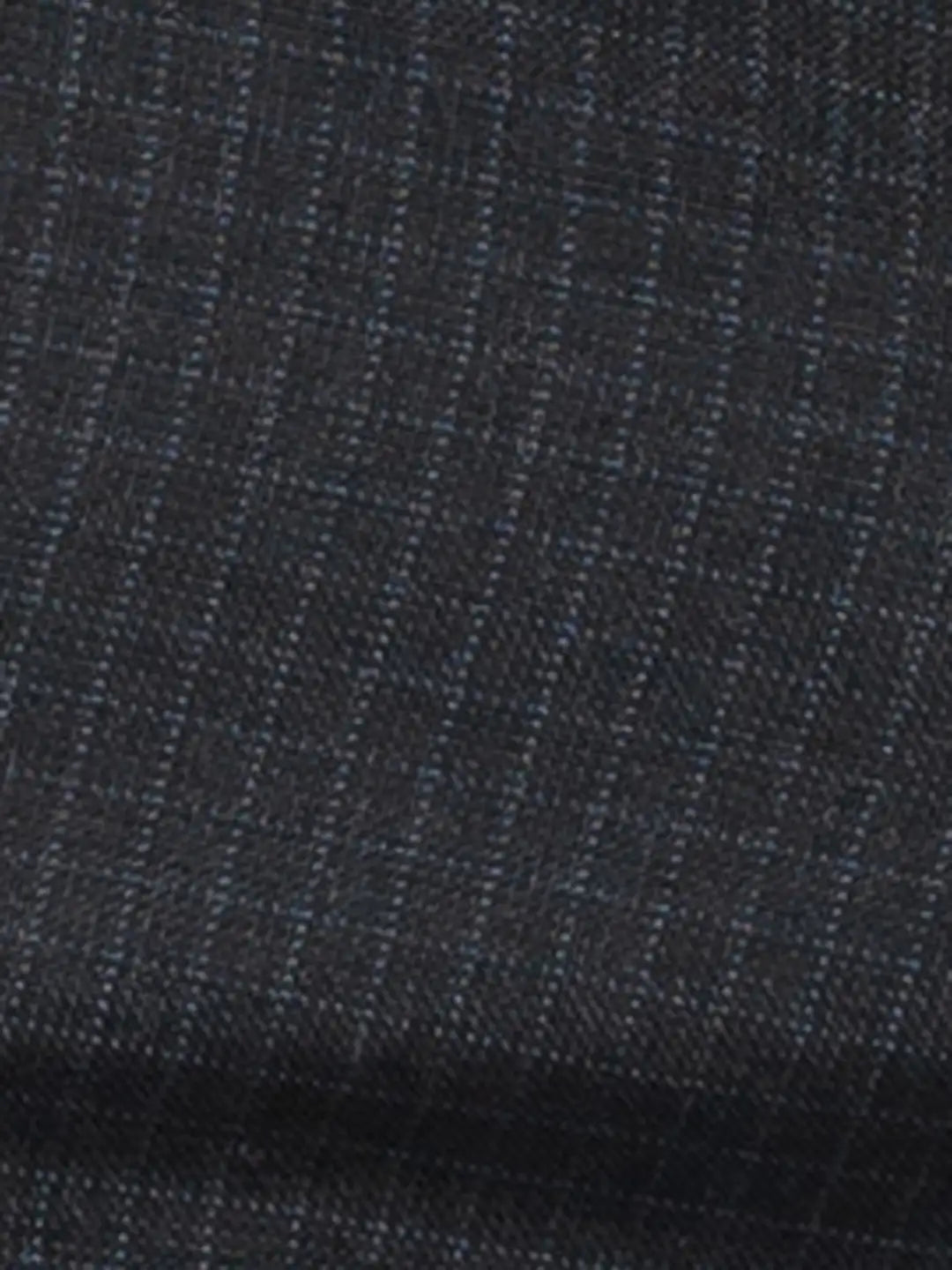 Park Avenue Men Black Checks Smart Fit Polyester Blend Trousers