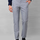 Park Avenue Men Black Checks Smart Fit Polyester Blend Trousers