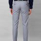 Park Avenue Men Black Checks Smart Fit Polyester Blend Trousers