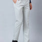 Park Avenue Men Fawn Structure Smart Fit Polyester Blend Trouser