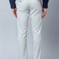 Park Avenue Men Fawn Structure Smart Fit Polyester Blend Trouser