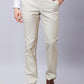 Park Avenue Men Blue Structure Smart Fit Polyester Blend Trousers
