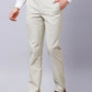 Park Avenue Men Blue Structure Smart Fit Polyester Blend Trousers