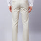 Park Avenue Men Blue Structure Smart Fit Polyester Blend Trousers