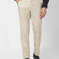Park Avenue Men Grey Checks Smart Fit Polyester Blend Trouser