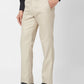 Park Avenue Men Grey Checks Smart Fit Polyester Blend Trouser