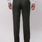 Park Avenue Men Brown Structure Smart Fit Polyester Blend Trousers