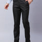 Park Avenue Men Grey Checks Smart Fit Polyester Blend Trousers
