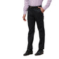Park Avenue Men Grey Checks Smart Fit Polyester Blend Trouser