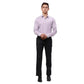 Park Avenue Men Grey Checks Smart Fit Polyester Blend Trouser