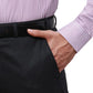 Park Avenue Men Grey Checks Smart Fit Polyester Blend Trouser