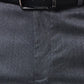 Park Avenue Men Grey Structure Regular Fit Polyester Blend Trouser