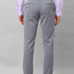 Park Avenue Men Black Structure Smart Fit Polyester Blend Trousers