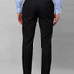 Park Avenue Men Brown Solid Smart Fit Polyester Blend Trousers