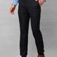 Park Avenue Men Brown Solid Smart Fit Polyester Blend Trousers