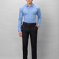 Park Avenue Men Brown Solid Smart Fit Polyester Blend Trousers