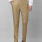 Park Avenue Men Blue Structure Smart Fit Polyester Blend Trousers